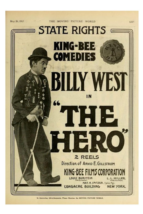 Movie poster for The Hero (1917)