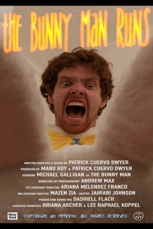 Movie poster for The Bunny Man Runs (2025)
