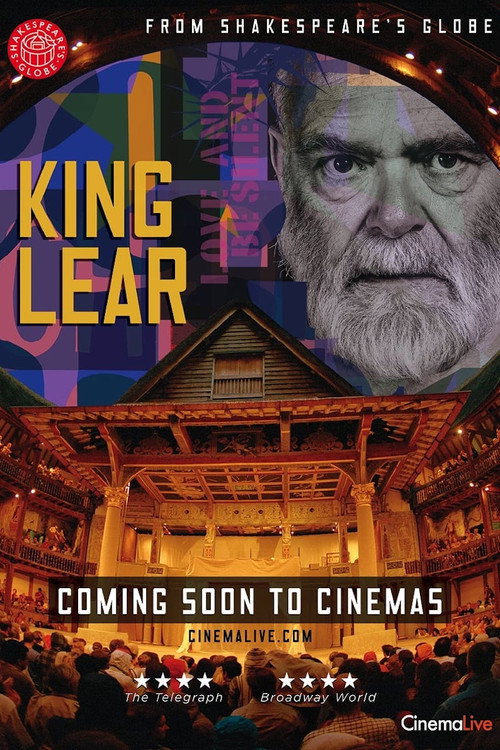 Movie poster for King Lear: Live at Shakespeare's Globe (2017)