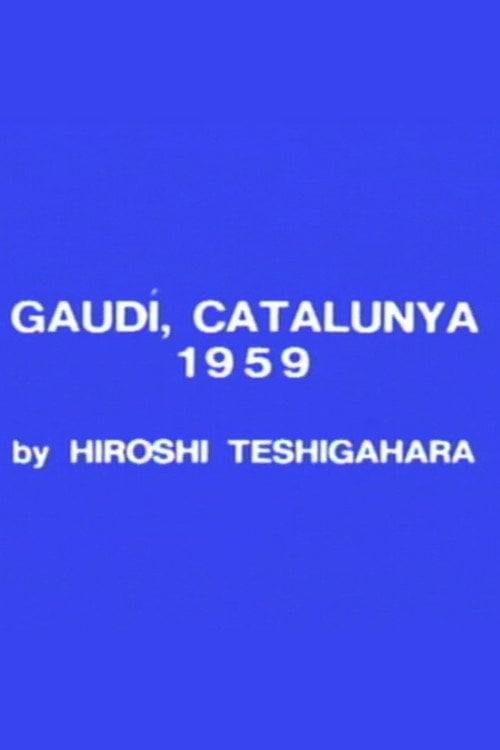 Movie poster for Gaudi, Catalunya (1959)