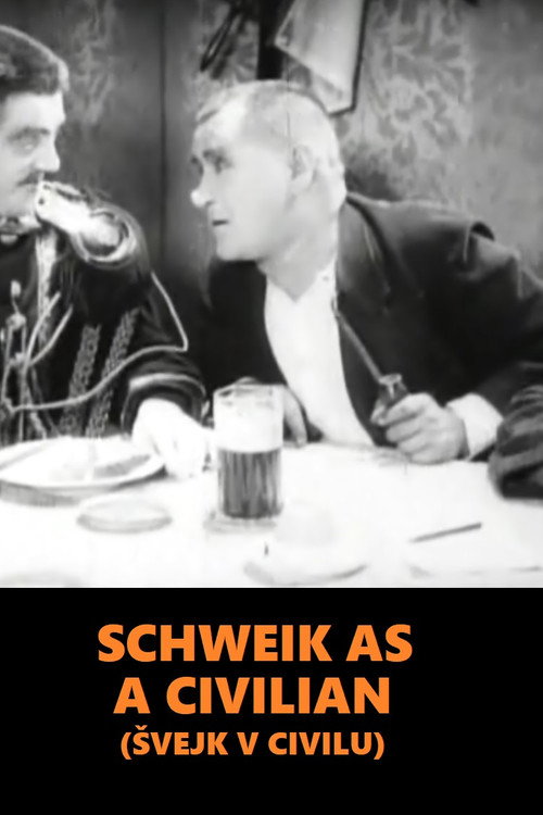 Movie poster for Schweik as a Civilian (1927)