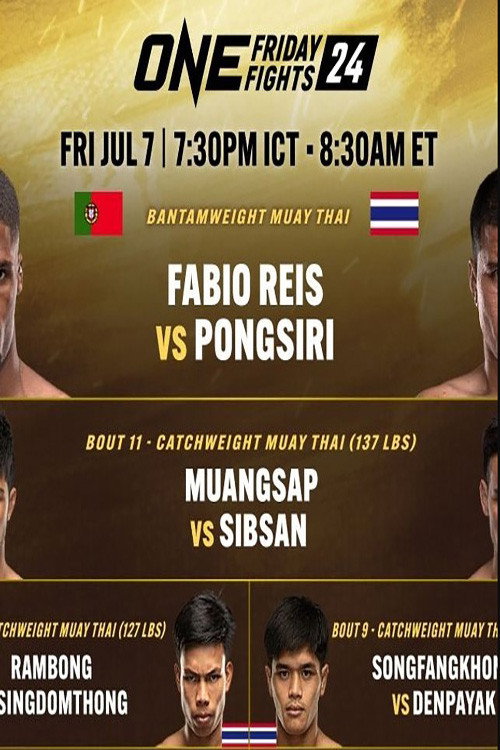 Movie poster for ONE Friday Fights 24: Reis vs. Pongsiri 2 (2023)