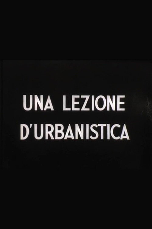 Movie poster for A lesson on urbanism (1954)
