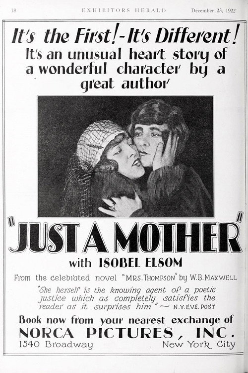 Movie poster for Mrs. Thompson (1919)