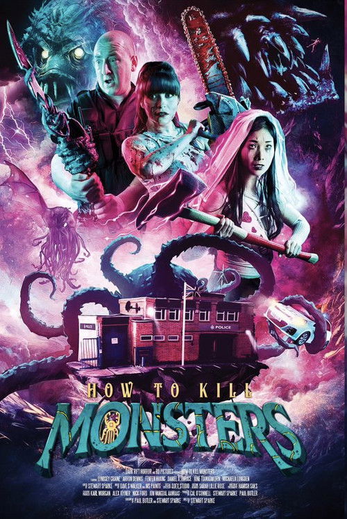 Movie poster for How to Kill Monsters (2023)