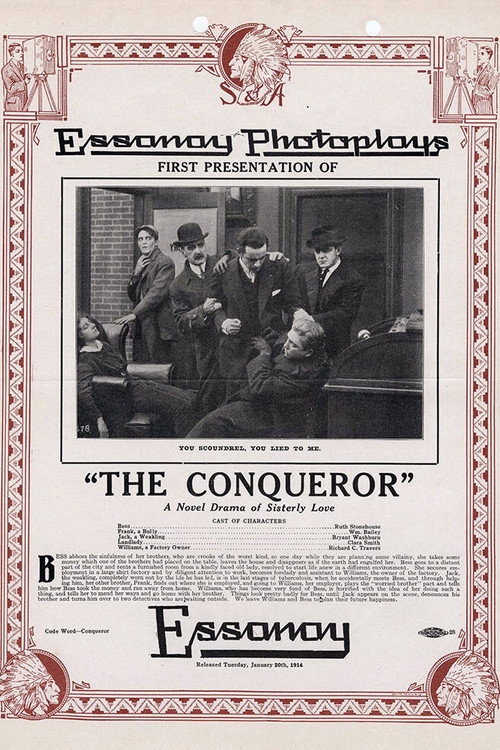 Movie poster for The Conqueror (1914)
