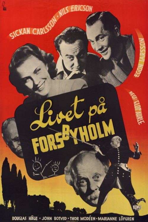 Movie poster for Livet på Forsbyholm (1948)