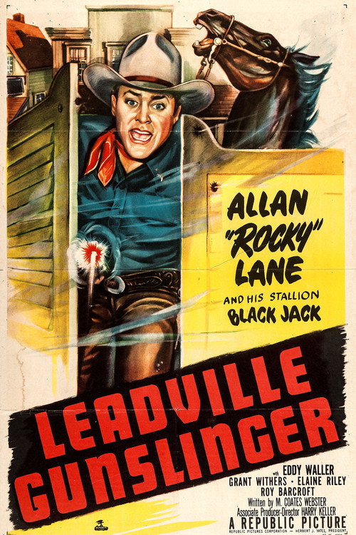 Movie poster for Leadville Gunslinger (1952)