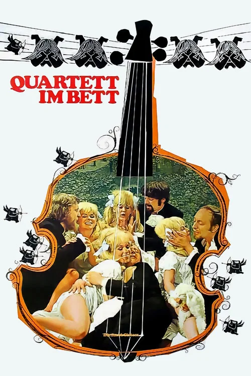 Movie poster for Quartet in Bed (1968)