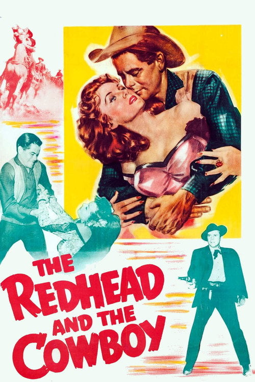 Movie poster for The Redhead and the Cowboy (1951)