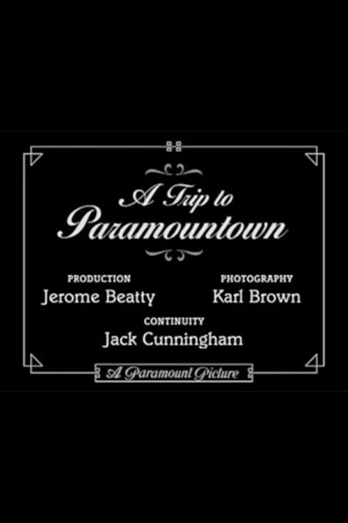 Movie poster for A Trip to Paramountown (1922)