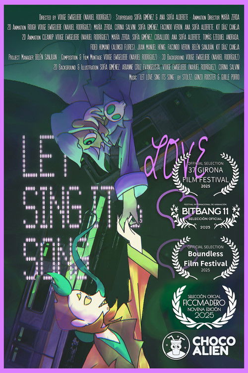 Movie poster for Let LOVE sing it's SONG (2025)