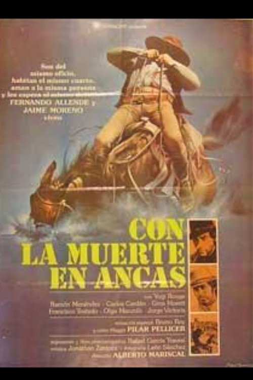 Movie poster for Con la muerte en ancas (1980)