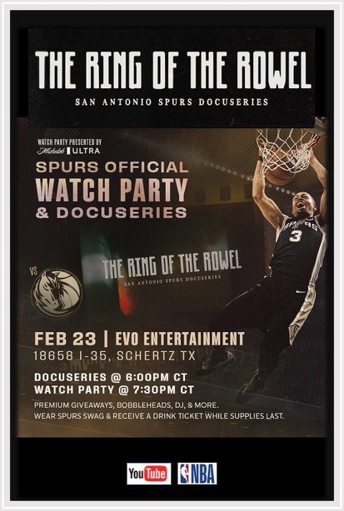Series poster for The Ring of the Rowel: San Antonio Spurs Docuseries (2022)