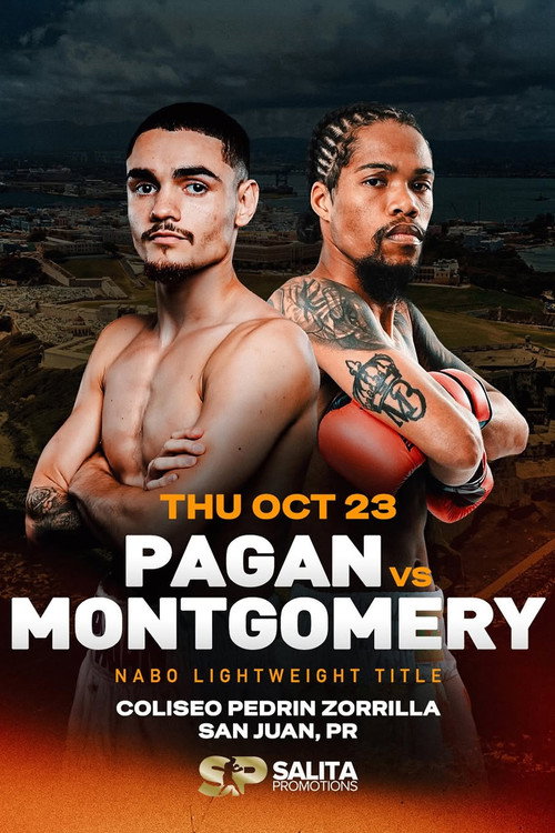 Movie poster for Joshua Pagan vs. Maliek Montgomery (2025)