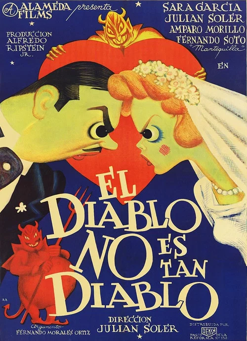 Movie poster for El diablo no es tan diablo (1949)
