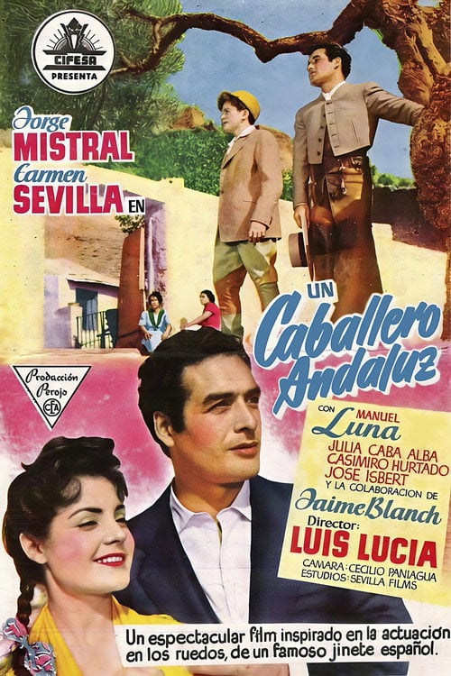 Movie poster for Un caballero andaluz (1954)