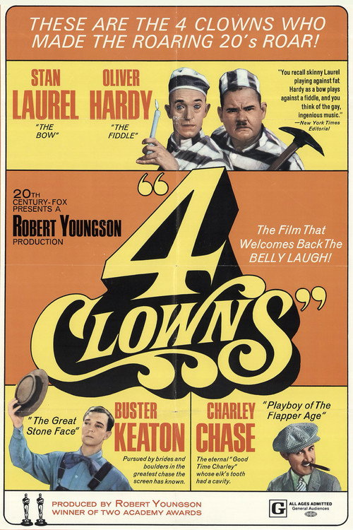 Movie poster for 4 Clowns (1970)