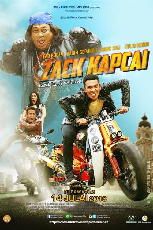 Movie poster for Zack Kapcai (2016)