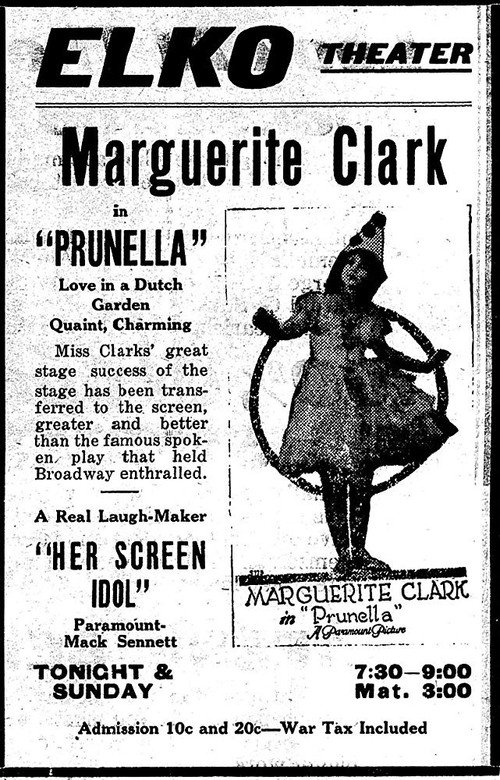 Movie poster for Prunella (1918)