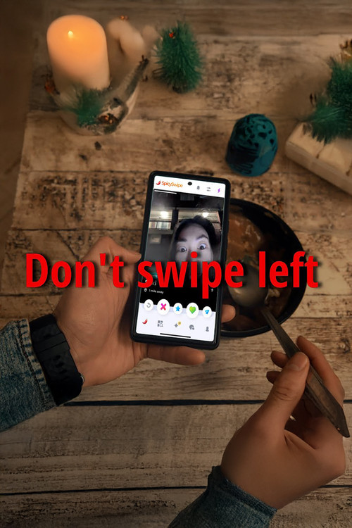 Movie poster for Don't swipe left - One Minute Short Film (2025)
