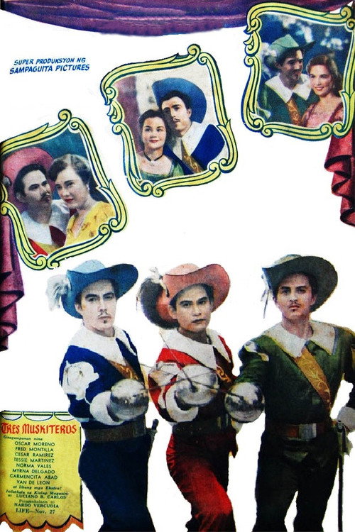 Movie poster for Tres Muskiteros (1951)