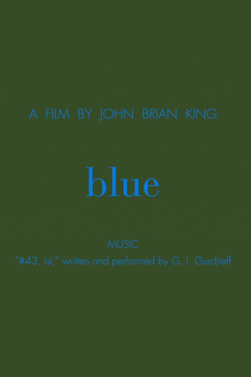 Movie poster for blue (2021)