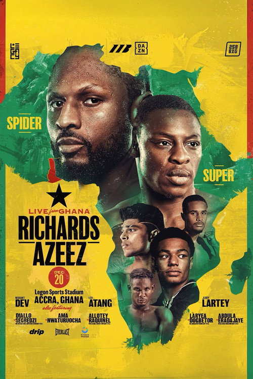 Movie poster for Craig Richards vs. Dan Azeez (2025)