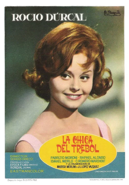 Movie poster for La chica del trébol (1963)