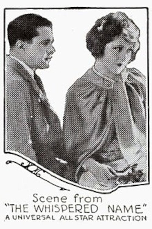 Movie poster for The Whispered Name (1924)