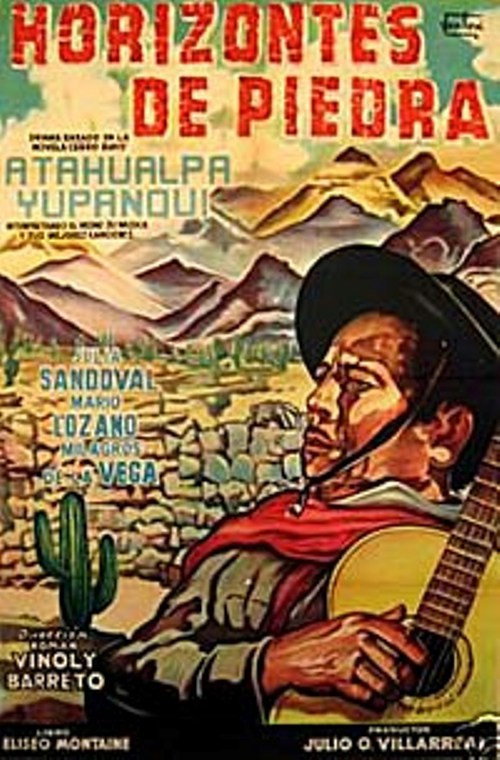 Movie poster for Horizontes de piedra (1956)