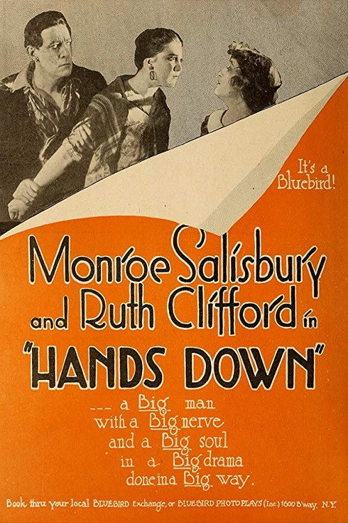 Movie poster for Hands Down (1918)
