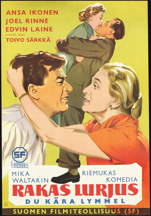 Movie poster for Rakas lurjus (1955)