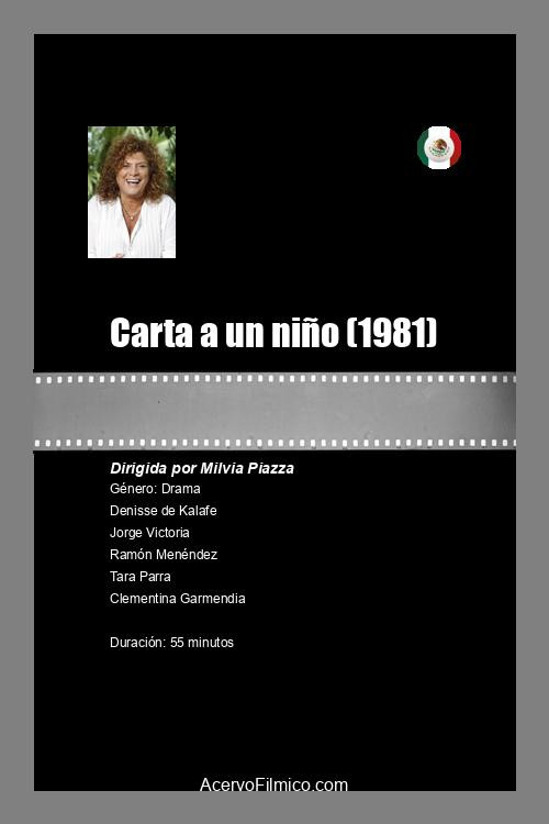 Movie poster for Carta a un Niño (1981)