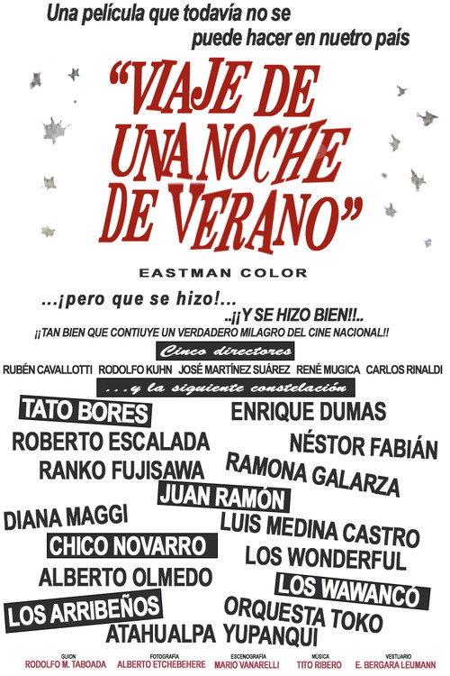 Movie poster for Viaje de una noche de verano (1965)