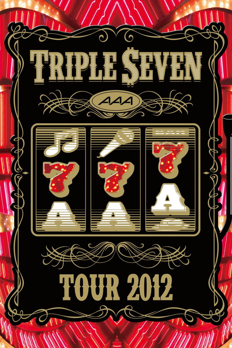 AAA TOUR 2012 -777- TRIPLE SEVEN poster background