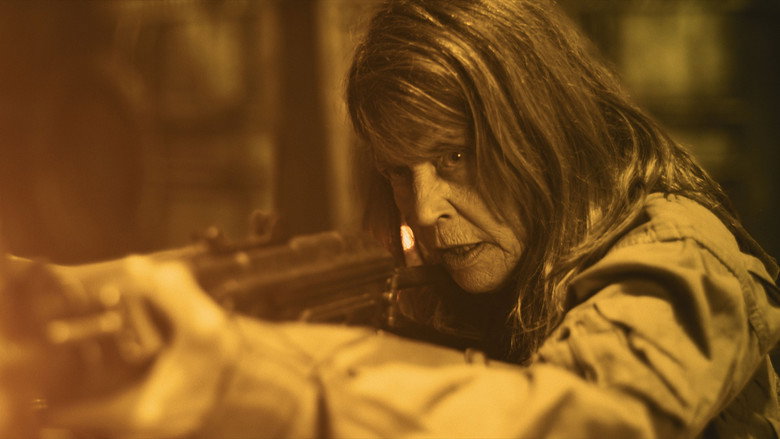 Linda Hamilton makes a late but welcome appearance