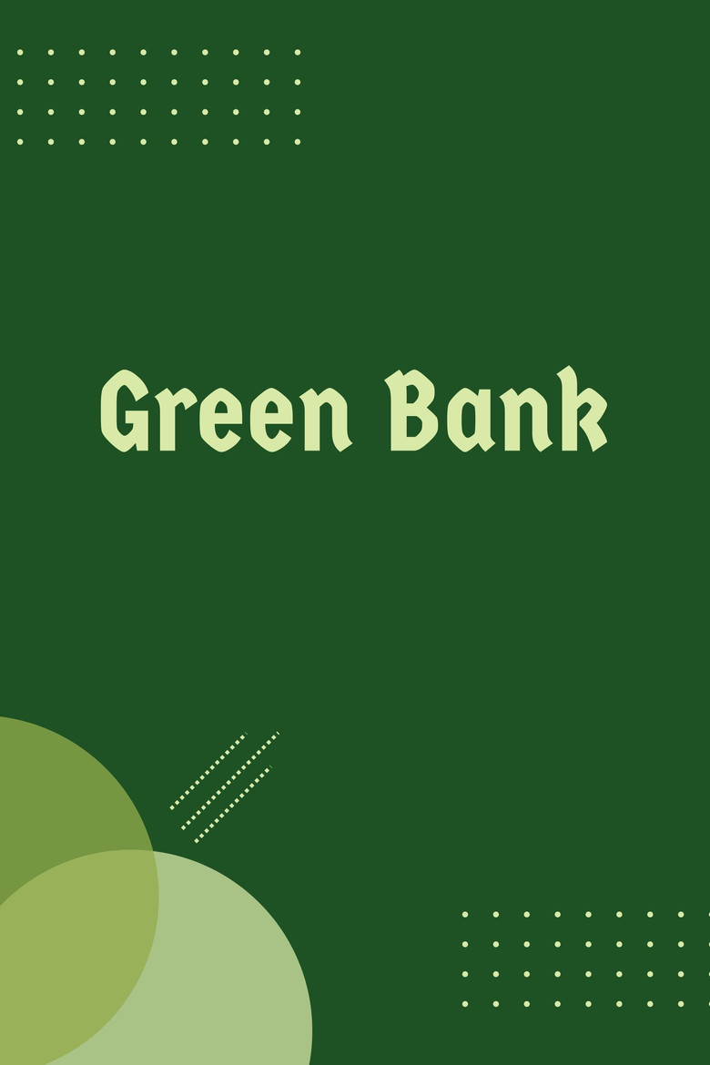 Green Bank poster background