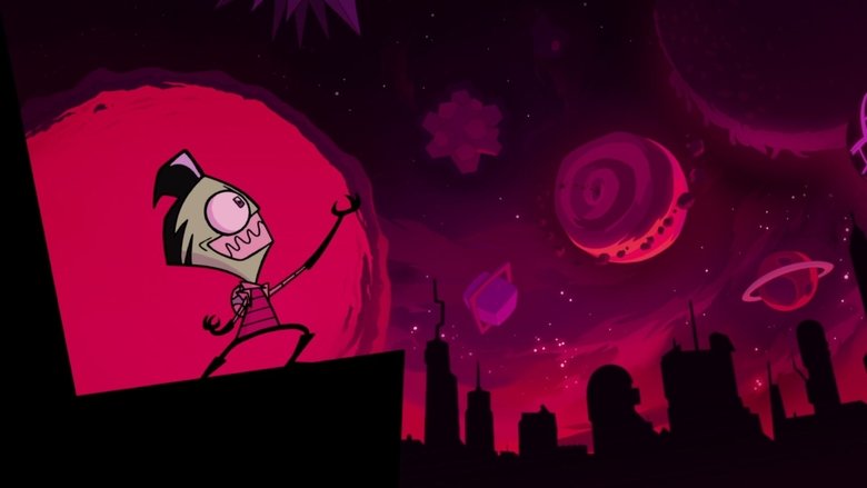 Zim stands in a dimly lit room, his large eyes wide with shock as he processes the revelation that his leaders have abandoned him.