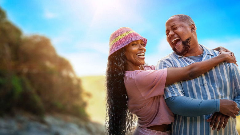 Thando and Charles looking at each other