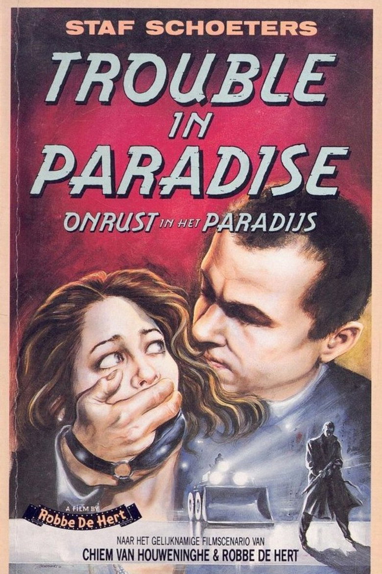 Trouble in Paradise poster background