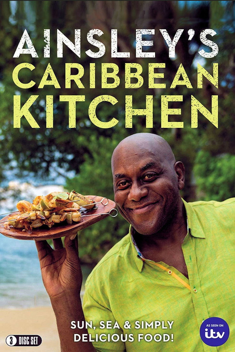 Ainsley's Caribbean Kitchen poster background