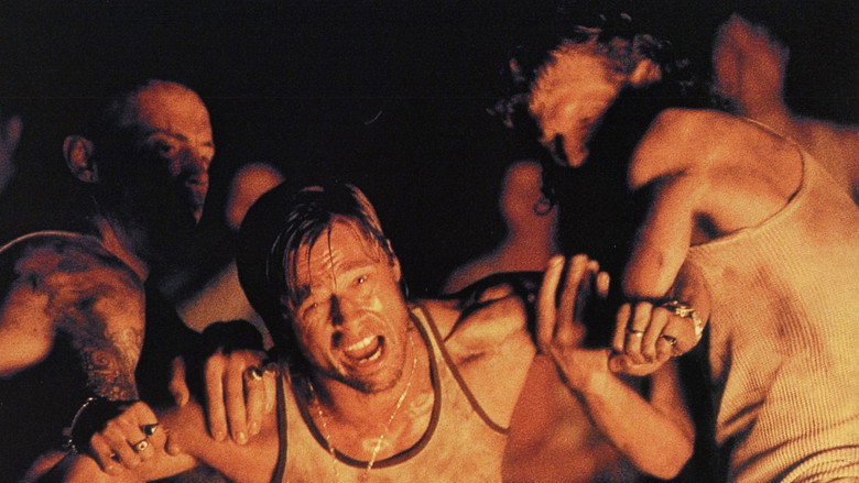 Mickey standing in the bare-knuckle boxing ring