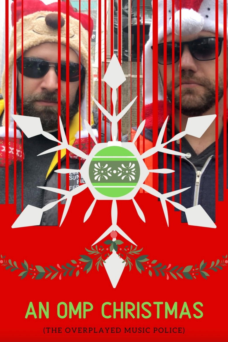 An OMP Christmas poster background