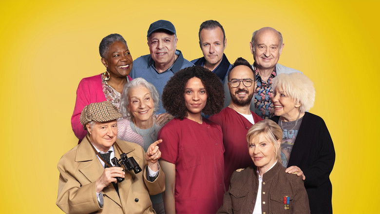 Stéfi Celma and Kev Adams navigating a quiet office moment