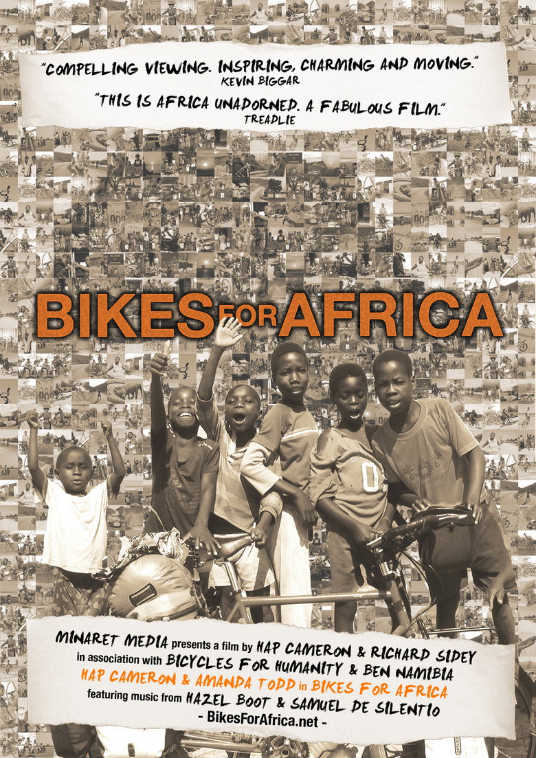 Bikes for Africa poster background