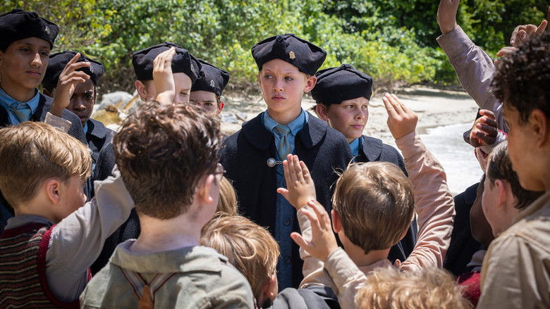 A tense confrontation on the sandy beach under the glaring sun