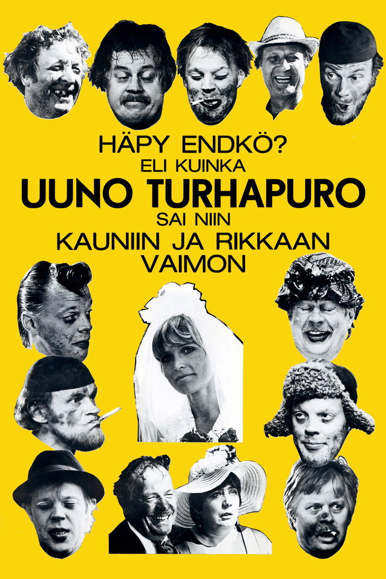 Häpy endkö? Eli kuinka Uuno Turhapuro sai niin kauniin ja rikkaan vaimon poster background