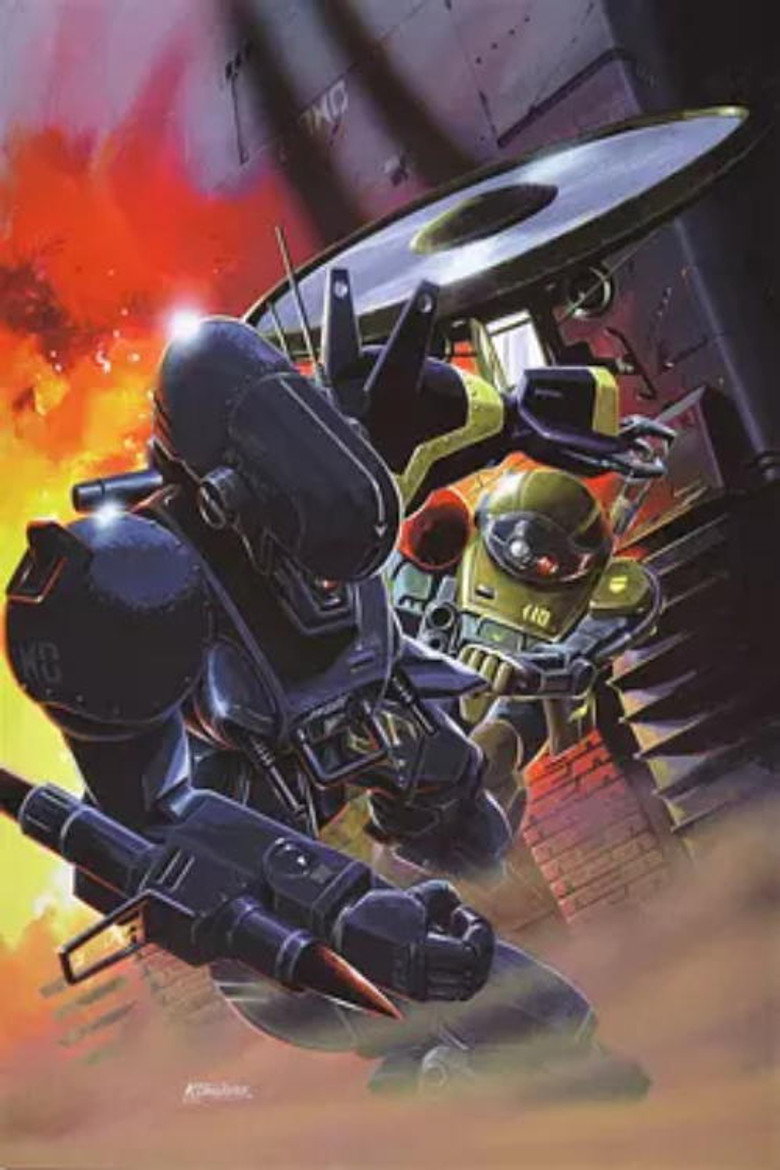 Armored Trooper VOTOMS: The Big Battle poster background