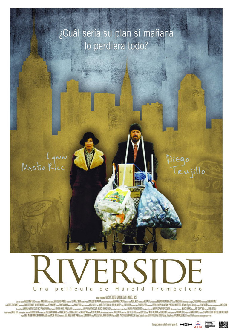 Riverside poster background